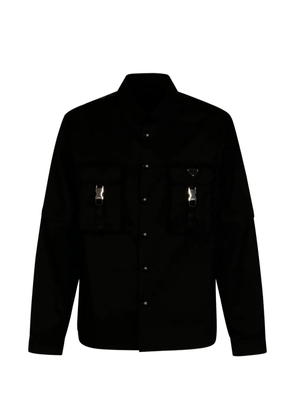 Prada buckled pocket shirt - Black
