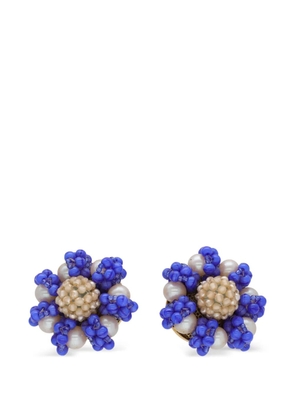 Vintage 1960s daisy shape earrings - Gold