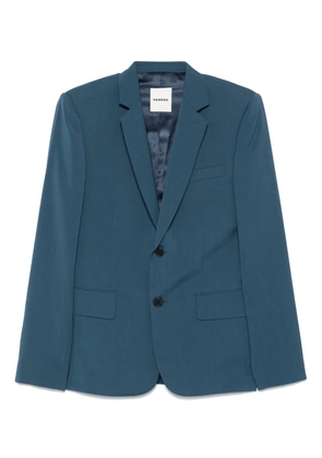 SANDRO single-breasted blazer - Blue