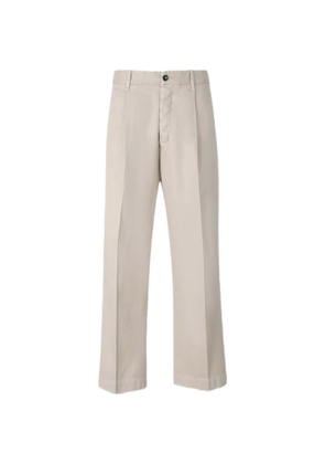 Nine In The Morning straight-cut chino trousers - Neutrals