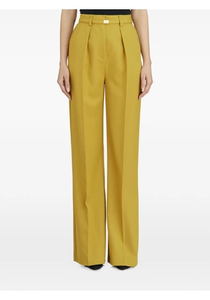 Elisabetta Franchi pleated trousers - Yellow