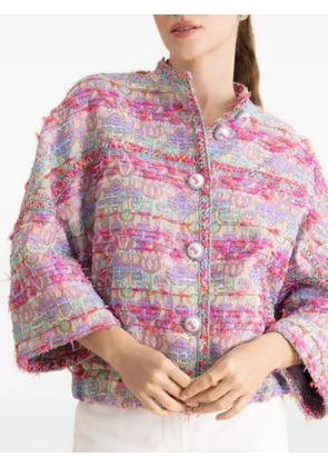 MAISON COMMON button fastening cropped jacket - Pink