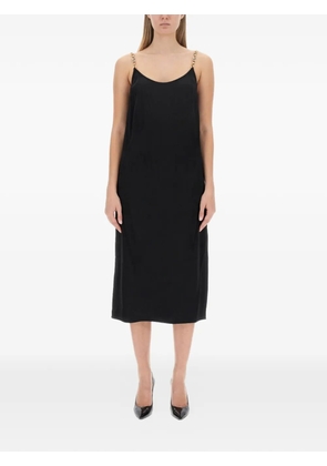 Michael Michael Kors logo straps dress - Black