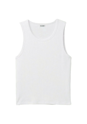 COOR sleeveless scoop-neck tank top - Neutrals