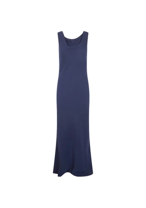 DRHOPE crew-neck maxi dress - Blue