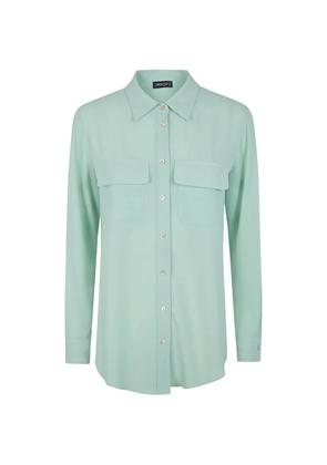 DRHOPE flap-pocket shirt - Green