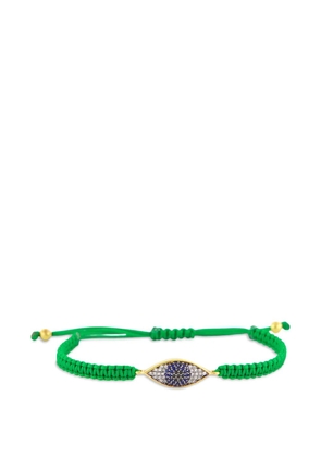 Begüm Khan evil eye bracelet - Green