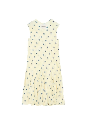 Gongdid Design floral midi dress - Neutrals