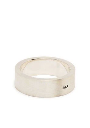 Le Gramme brushed-finish band ring - Silver