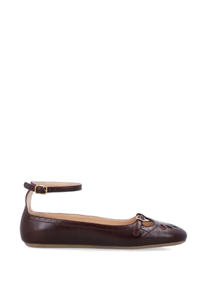 Chloé Misty cutout ballet flat - Brown
