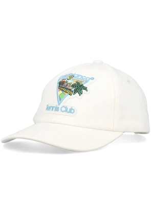 Casablanca Afro Cubismo Tennis Club baseball cap - White