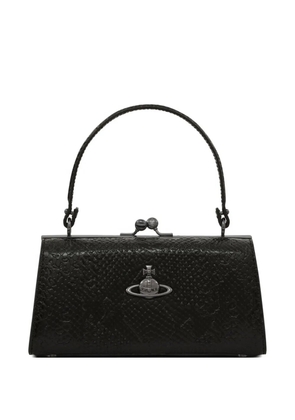 Vivienne Westwood XL Dol Orb-detail tote bag - Black