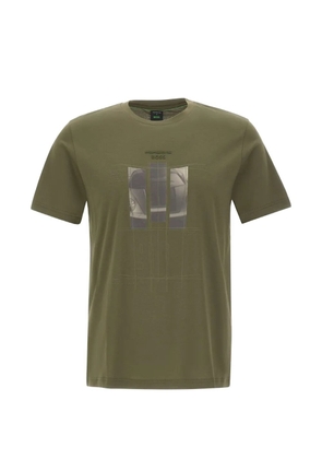 BOSS graphic crew neck T-shirt - Green
