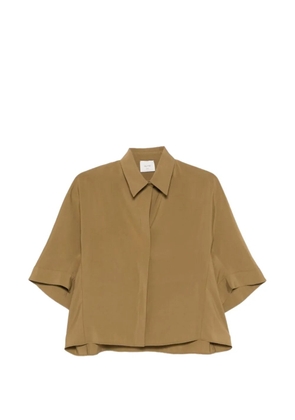Alysi short-sleeve buttoned shirt - Green