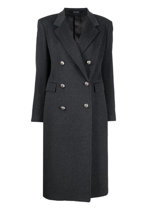 Tagliatore Meryl double-breasted felted coat - Grey