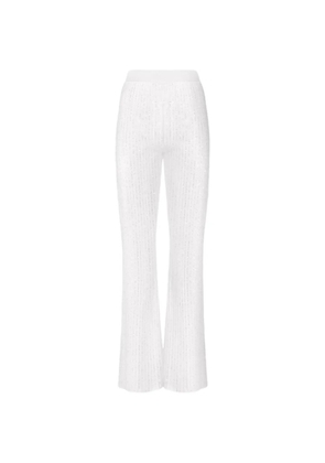 Missoni sequin-embellishment trousers - White