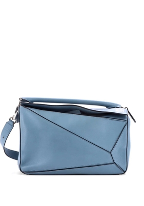 Loewe Pre-Owned Puzzle Bag Leather Medium shoulder bag - Blue