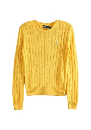 Polo Ralph Lauren cable-knit crew-neck sweater - Yellow