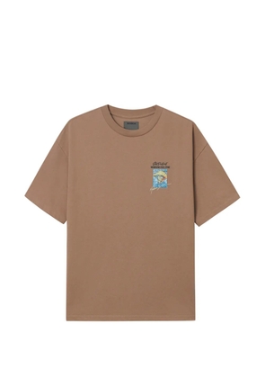 Musium Div. printed T-shirt - Brown