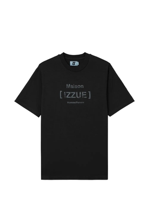 izzue maison graphic T-shirt - Black