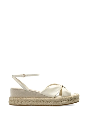 Jimmy Choo Aella wedge sandals - Neutrals