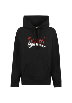Fiorucci graphic-print hoodie - Black