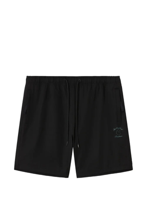 FINGERCROXX drawstring label shorts - Black