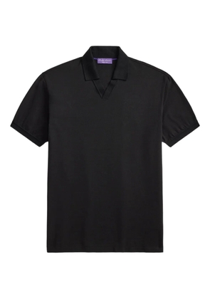 Ralph Lauren Purple Label V-neck short-sleeve T-shirt - Black