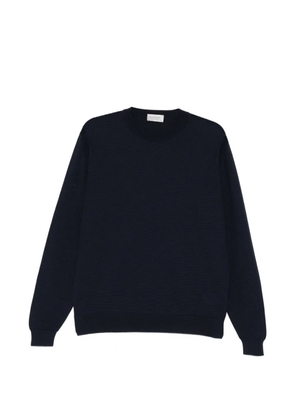 John Smedley 15 singular textured sweater - Blue