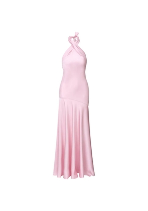 IL VOLO halter neck maxi dress - Pink
