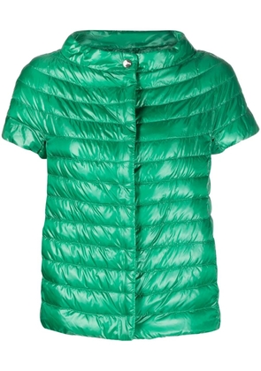 Herno Margherita short-sleeved puffer jacket - Green