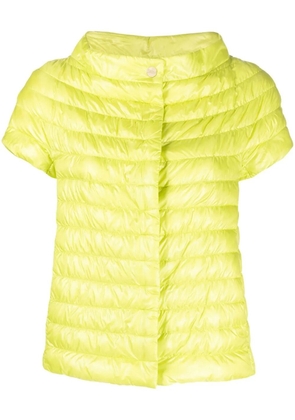 Herno Margherita short-sleeved puffer jacket - Green