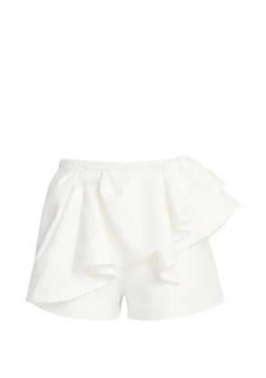 SHUSHU/TONG ruffled mini skirt - White