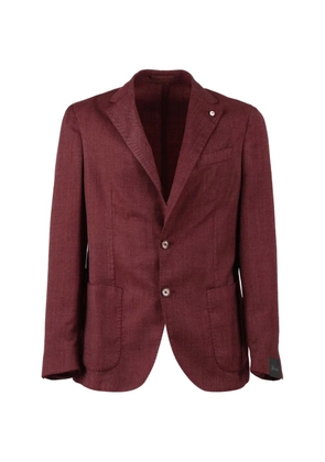 BRANDO single-breasted blazer - Red