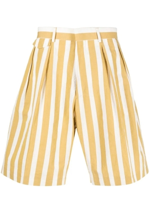 Paul Smith stripe-print shorts - Yellow