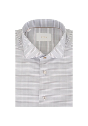Eton checked shirt - Grey