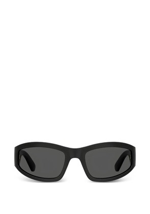 Moschino rectanglular full-rim sunglasses - Black