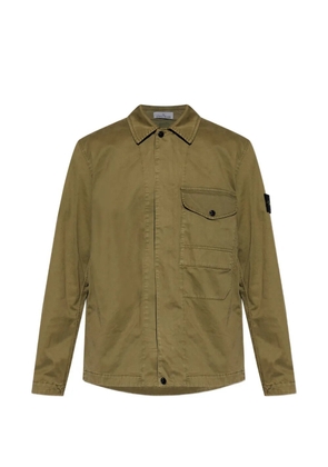 Stone Island buttoned cotton shirt - White