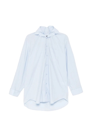 ALAINPAUL elasticated collar shirt - Blue