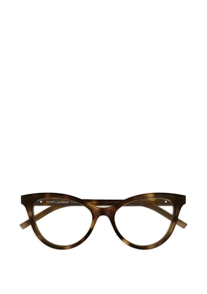 Saint Laurent Eyewear cat-eye-frame glasses - Brown
