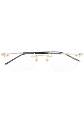 Montblanc rimless style glasses - Black