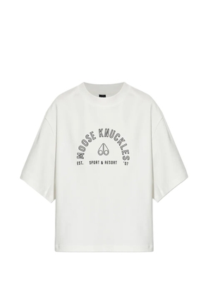 Moose Knuckles logo-print T-shirt - White