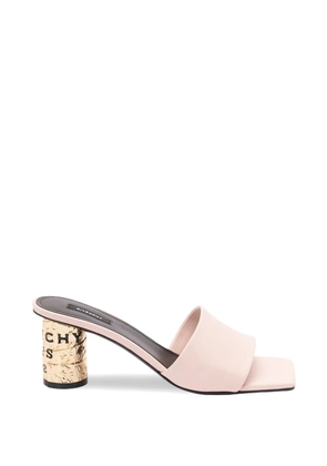 Givenchy Tape Heeled leather sandals - Neutrals