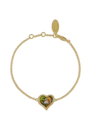 Vivienne Westwood heart-charm bracelet - Gold