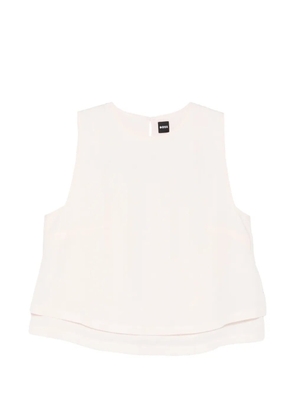 BOSS open-back layered top - Pink