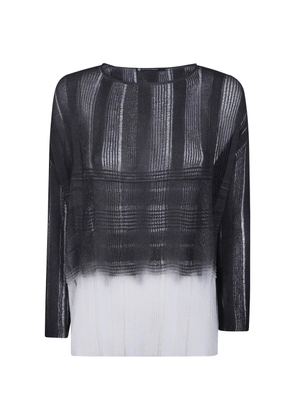 PierAntonioGaspari striped sweater - Black