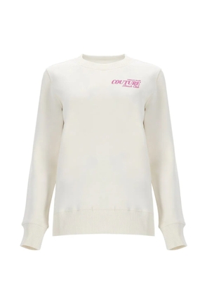 Versace Jeans Couture logo-print sweater - Neutrals