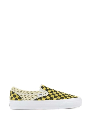 Vans checkerboard classic slip-on sneakers - Yellow