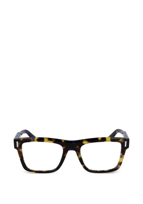 Calvin Klein rectangle-frame glasses - Brown