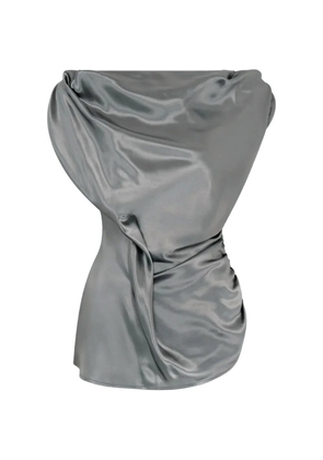 Paris Georgia draped top - Grey